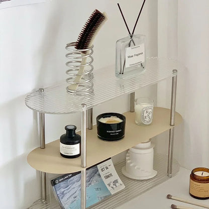 Toothbrush and Toothpaste Holder, Metal Countertop Organizer