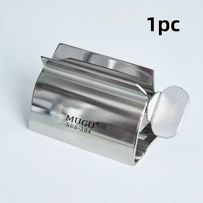 Toothpaste Squeezer, Stainless Steel Tube Roller, 1 to 4 Pack