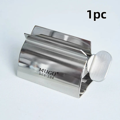 Toothpaste Squeezer, Stainless Steel Tube Roller, 1 to 4 Pack