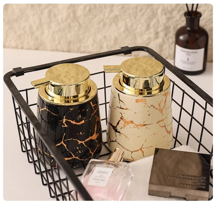 Marble Ceramic Foaming Soap Dispenser, 450ml