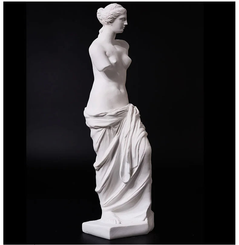 Venus de Milo Statue, White Resin Classical Sculpture Decor