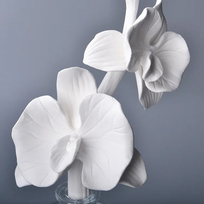 Ceramic Aroma Flower Stem, Handcrafted Scent Diffuser Bloom