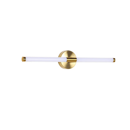 Gold LED Double Shade Wall Sconce, Up and Down Picture Light