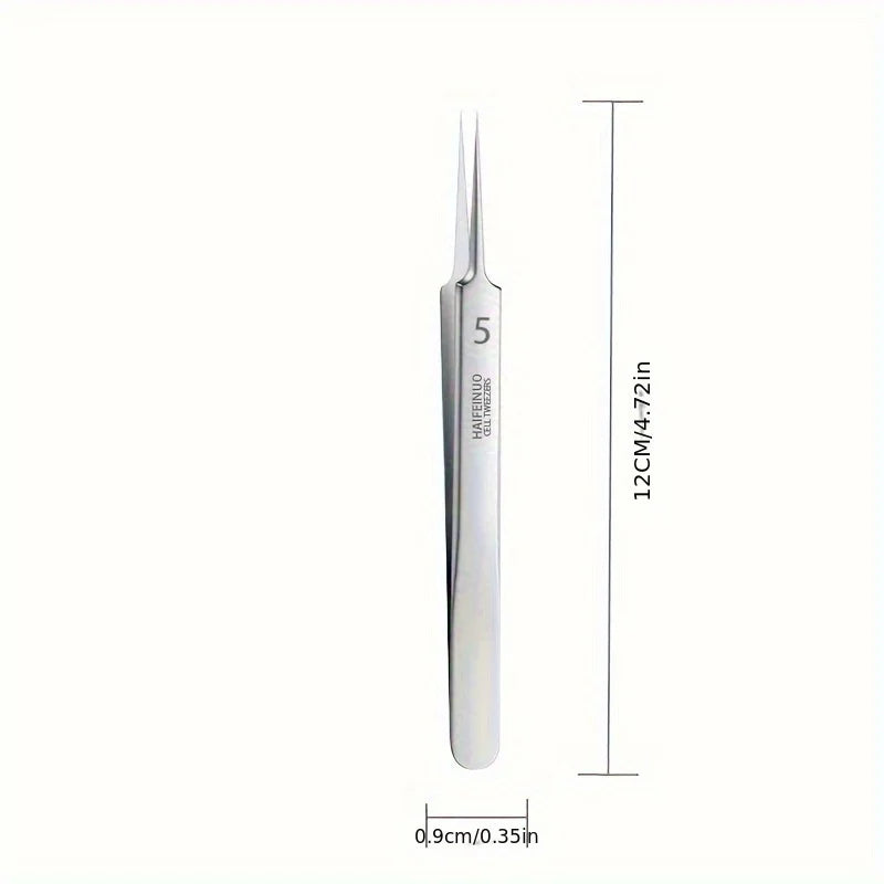 Blackhead Tweezers, Stainless Steel Fine Tip Pore Tool