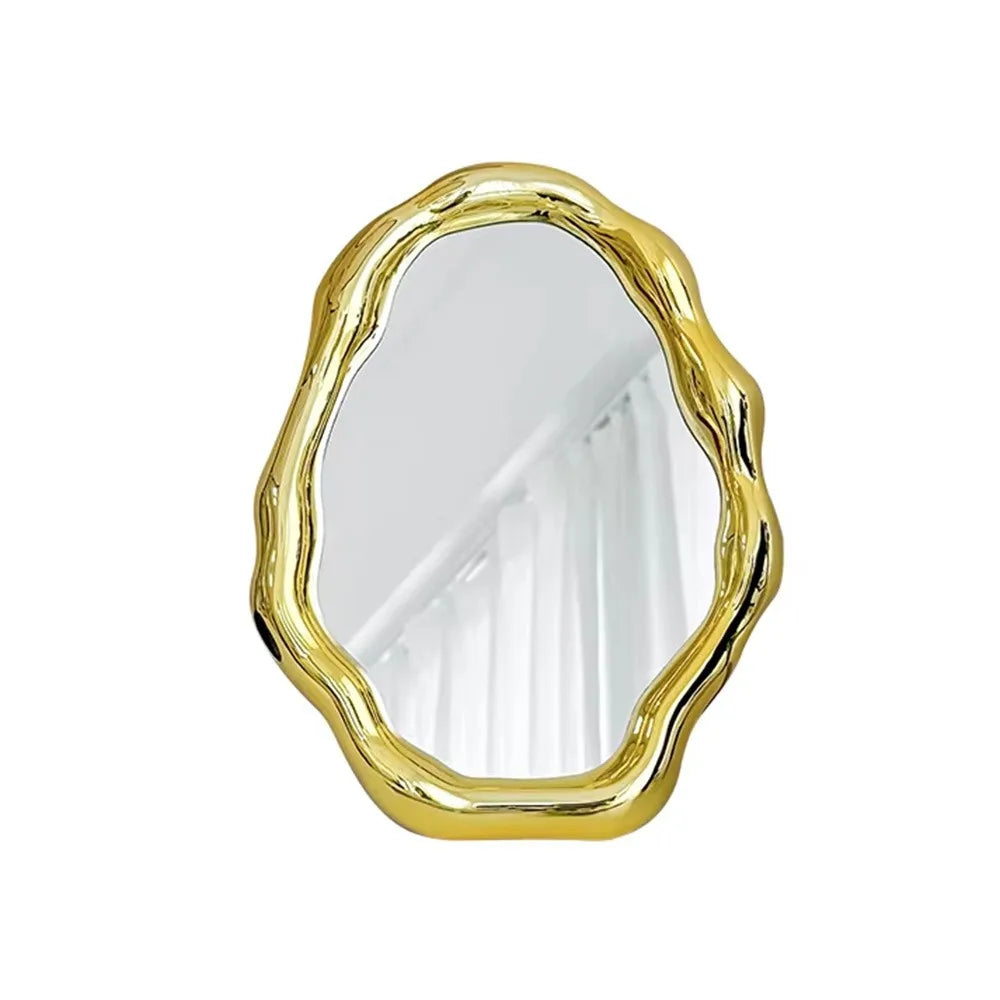 Cloud Wave Folding Desktop Vanity Mirror