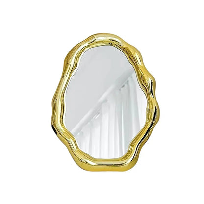 Cloud Wave Folding Desktop Vanity Mirror
