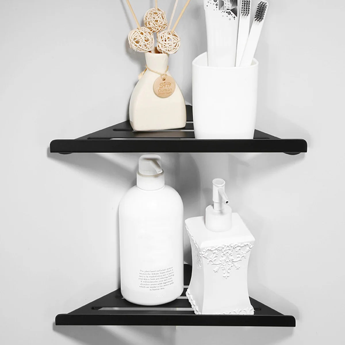Corner Shower Shelf, 304 Stainless Steel No Drill Bath Rack