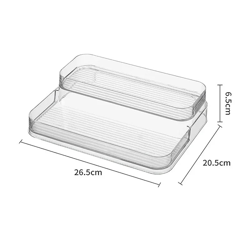 Perfume Organizer Shelf, 3 Tier Clear Skincare Display Stand