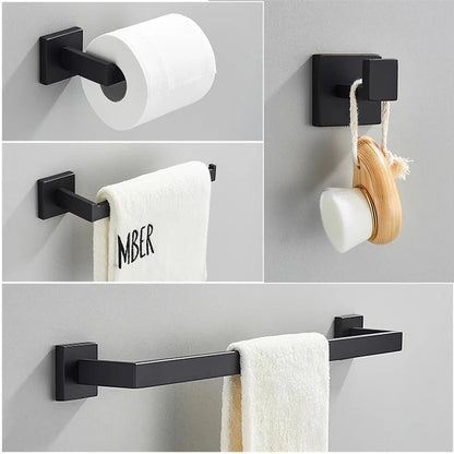 Chrome Stainless Steel Bath Hardware Set