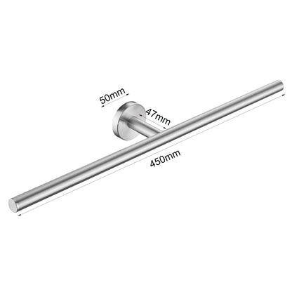 Wall Mounted Towel Bar, Stainless Steel Bathroom Rack, Gold or Black