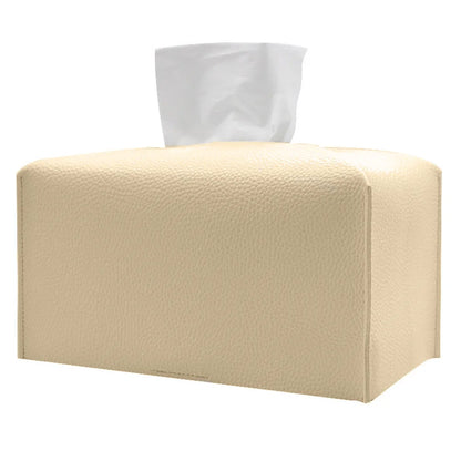 Tissue Box Cover, PU Leather Rectangular Tissue Holder