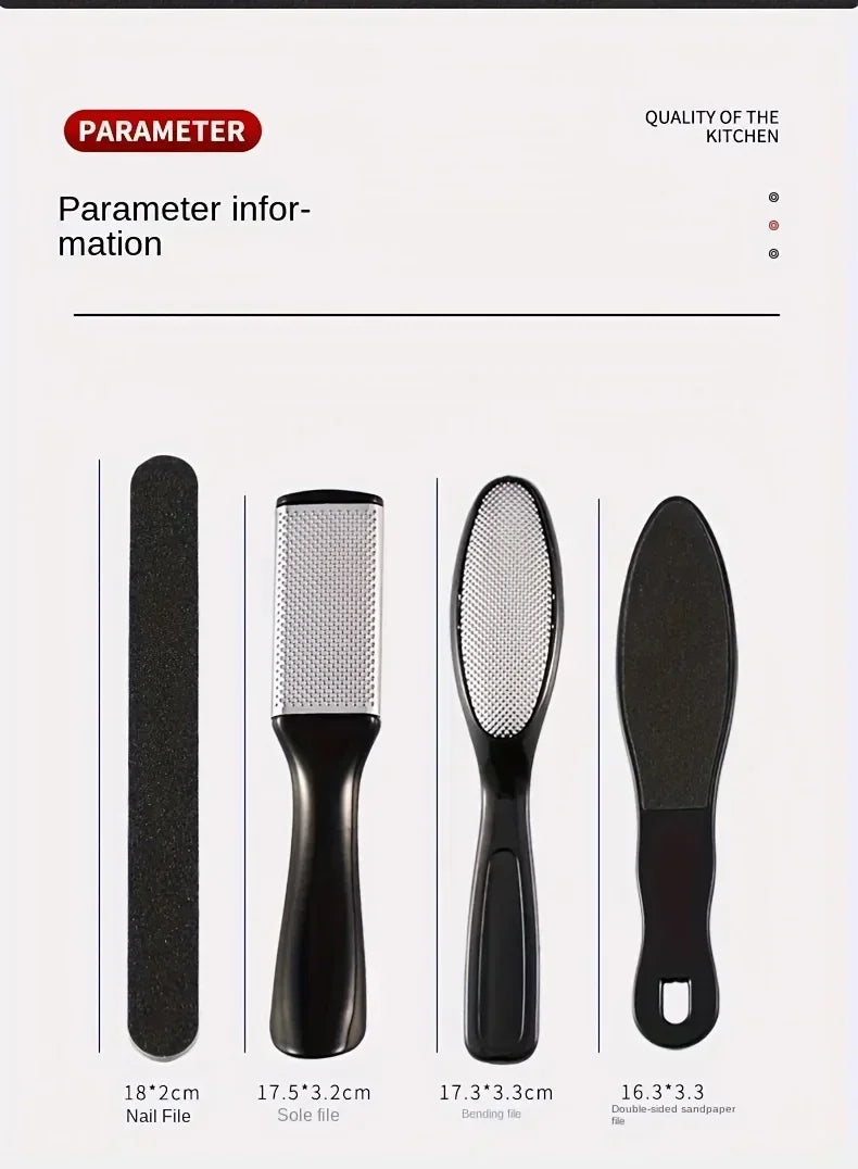 Heavy-Duty Stainless Steel Toenail Clipper Set