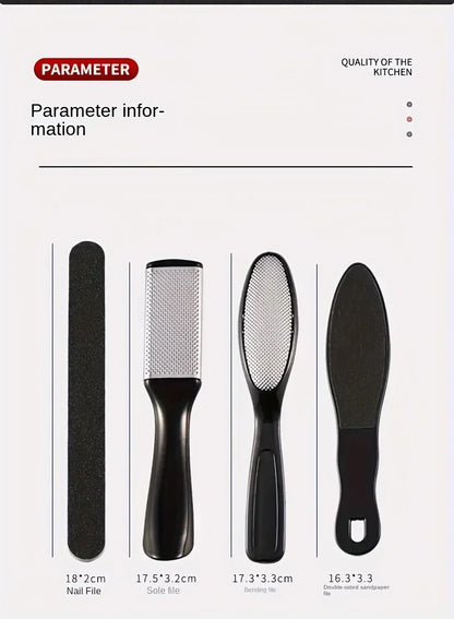 Heavy-Duty Stainless Steel Toenail Clipper Set
