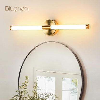 Gold LED Double Shade Wall Sconce, Up and Down Picture Light