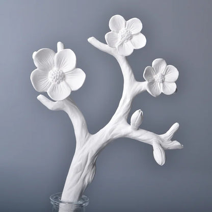 Ceramic Aroma Flower Stem, Handcrafted Scent Diffuser Bloom