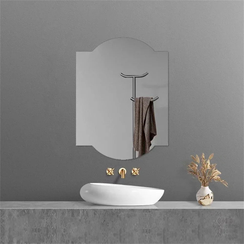 Irregular Frameless Decorative Wall Mirror