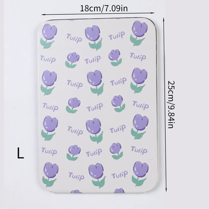 Foldable PU Leather Desktop Makeup Mirror
