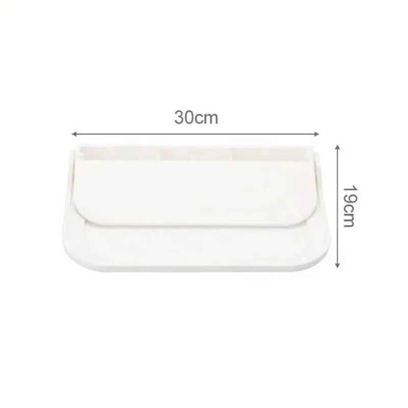 Foldable Wall Shelf, No Drill Floating Shelf for Bathroom