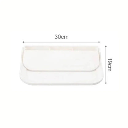 Foldable Wall Shelf, No Drill Floating Shelf for Bathroom