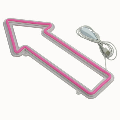 Bow and Arrow LED Neon Sign, 5V USB Wall Light for Bedroom