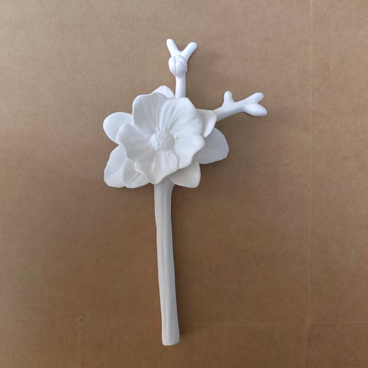 Ceramic Aroma Flower Stem, Handcrafted Scent Diffuser Bloom