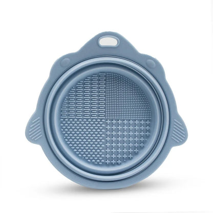 Makeup Brush Cleaning Set with Bowl and Drying Holder