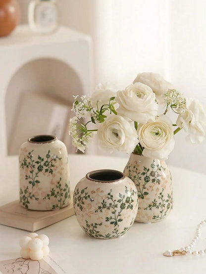 Ice Crackle Ceramic Bud Vase, Handmade Small Flower Vase