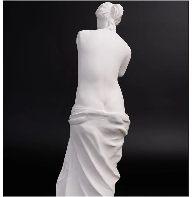 Venus de Milo Statue, White Resin Classical Sculpture Decor