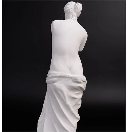 Venus de Milo Statue, White Resin Classical Sculpture Decor
