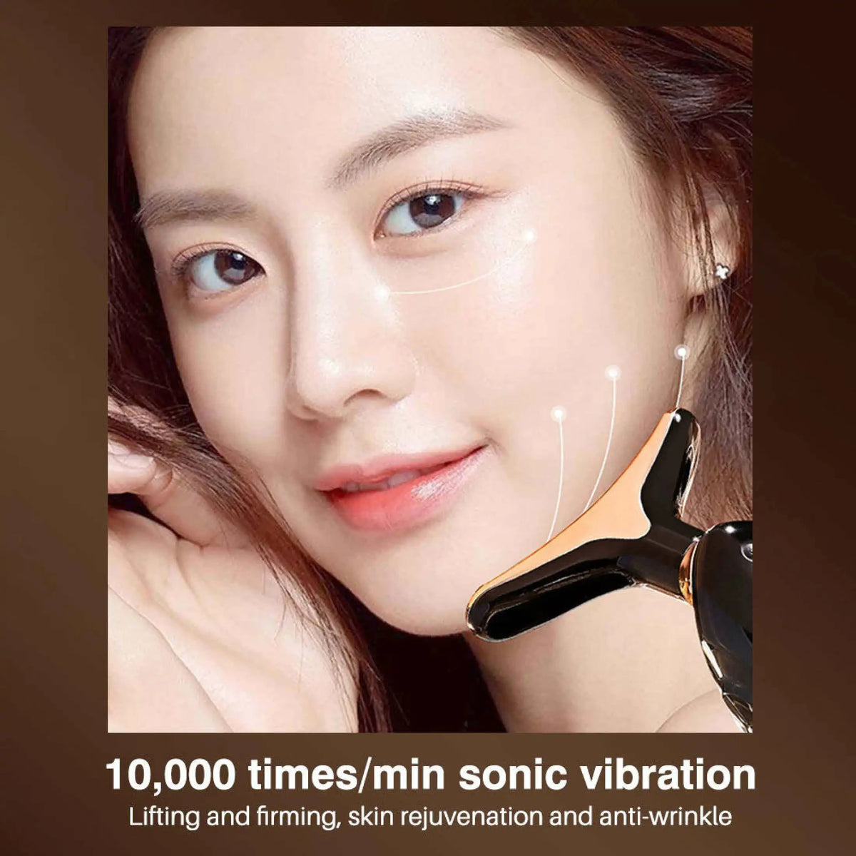 Facial Massager, USB Rechargeable Vibrating Face Massager