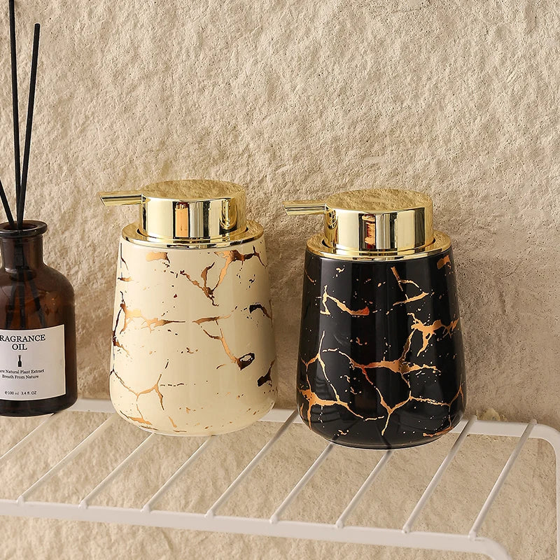 Marble Ceramic Foaming Soap Dispenser, 450ml