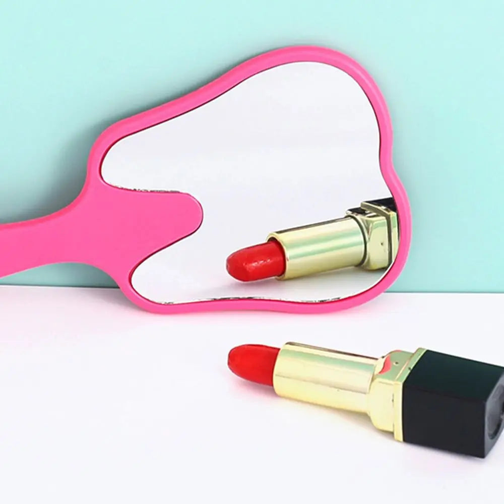 Tooth Shaped Handheld Mirror, Cute Novelty Makeup Mirror