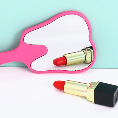 Tooth Shaped Handheld Mirror, Cute Novelty Makeup Mirror
