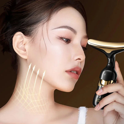 Facial Massager, USB Rechargeable Vibrating Face Massager