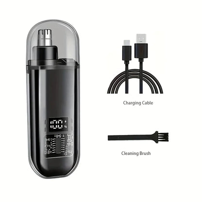 Nose and Ear Hair Trimmer, USB-C Rechargeable Grooming Tool