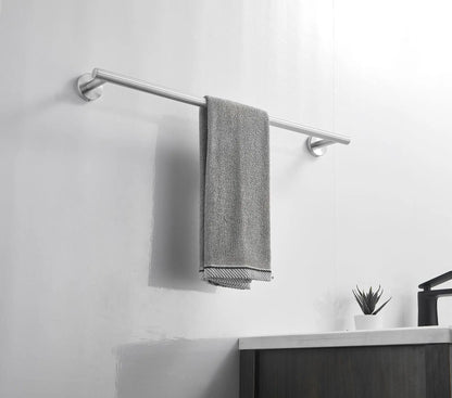 Wall Mounted Towel Bar, Stainless Steel Bathroom Rack, Gold or Black