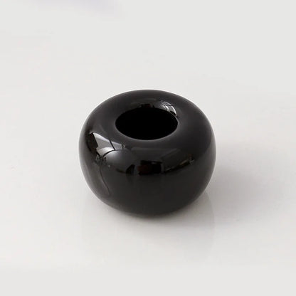 Ceramic Toothbrush Holder, Mini Handmade Glazed Vanity Cup
