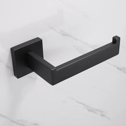 Matte Black Stainless Steel Toilet Paper Holder