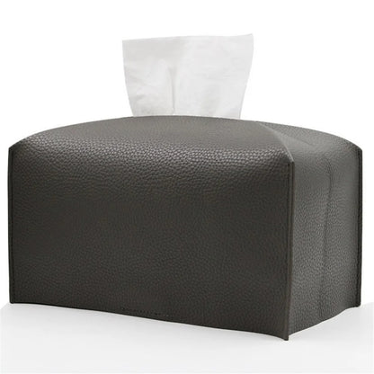 Tissue Box Cover, PU Leather Rectangular Tissue Holder