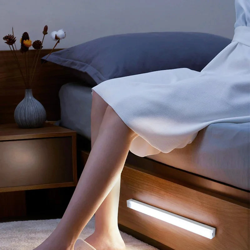 Motion Sensor LED Light Bar, Wireless Rechargeable Closet Light