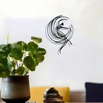 Ballet Dancer Metal Wall Art, Abstract Ballerina Wall Sculpture