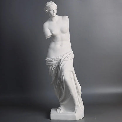 Venus de Milo Statue, White Resin Classical Sculpture Decor