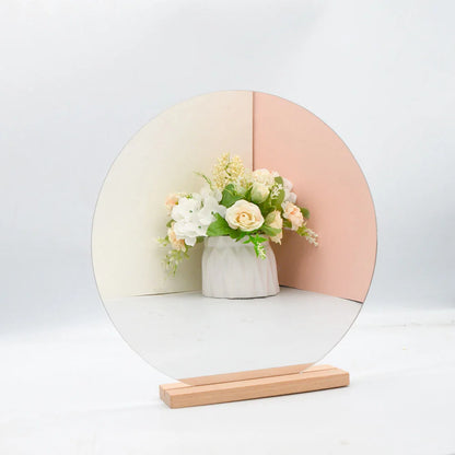 Irregular Standing Mirror, Acrylic Freeform Desktop Mirror