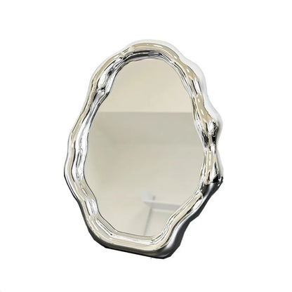 Cloud Wave Folding Desktop Vanity Mirror