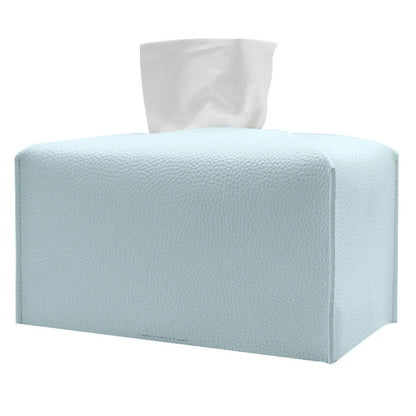 Tissue Box Cover, PU Leather Rectangular Tissue Holder