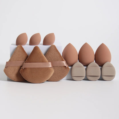 12-Piece Makeup Sponge and Powder Puff Set