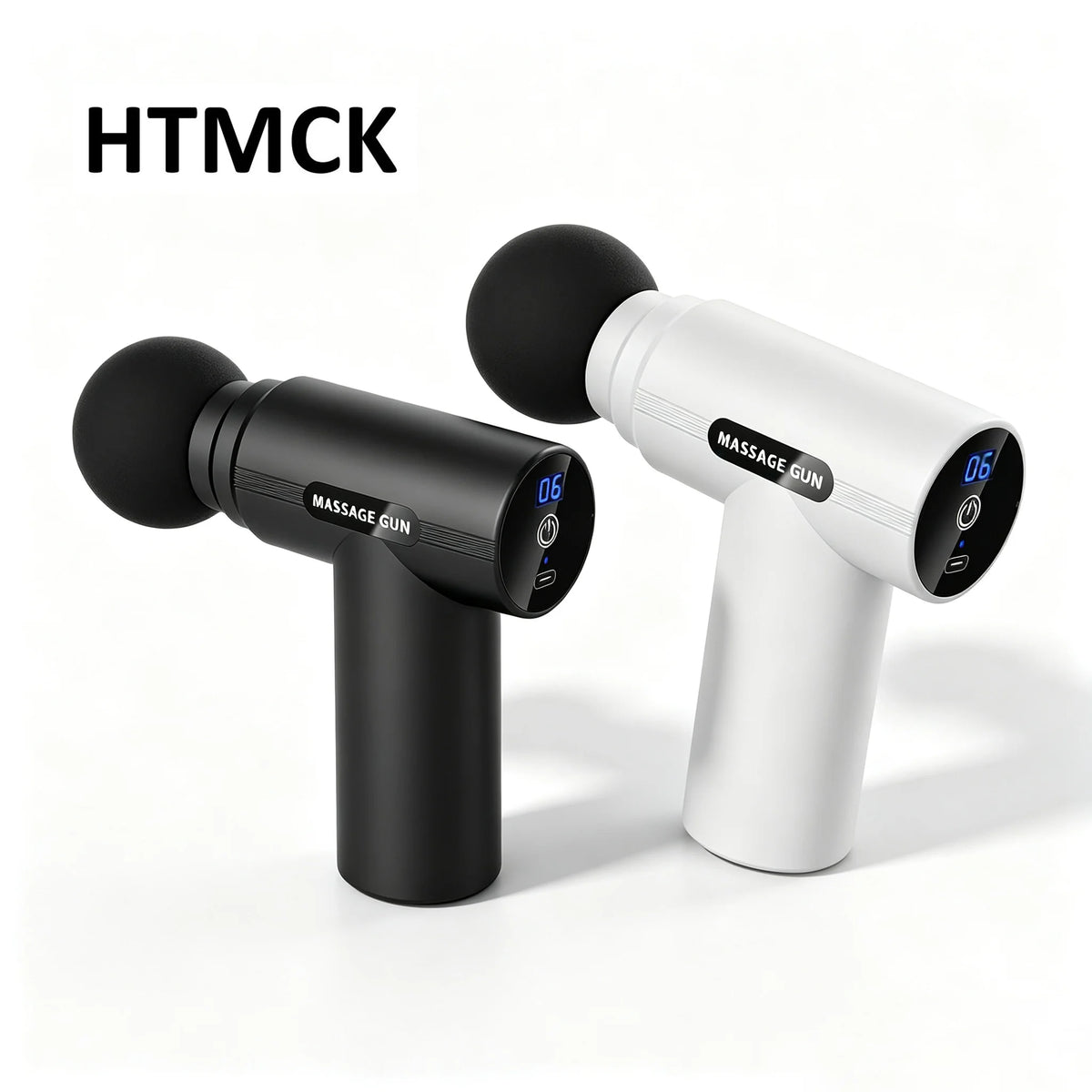 Mini Massage Gun, 6 Speed Handheld Massager with LCD Display