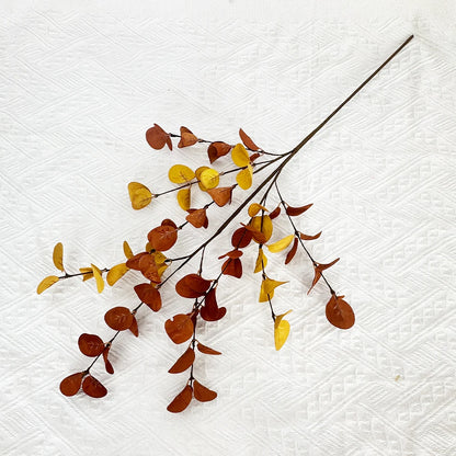 Artificial Eucalyptus Branch, Fall Faux Stem for Vase Decor