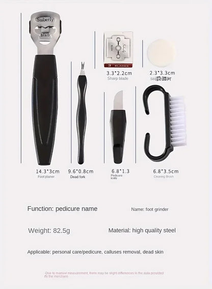 Heavy-Duty Stainless Steel Toenail Clipper Set