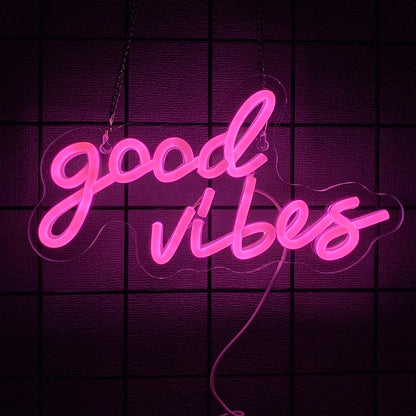 Rizz LED Neon Sign, USB Acrylic Wall Light for Game Room